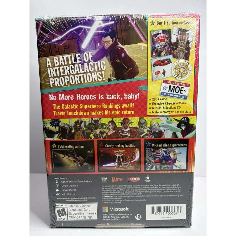 No More Heroes 3 III Day 1 Edition Xbox Series X Xbox One XSEED New